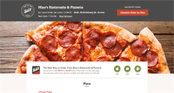 Desktop Screenshot of ninospizzasancarlos.com